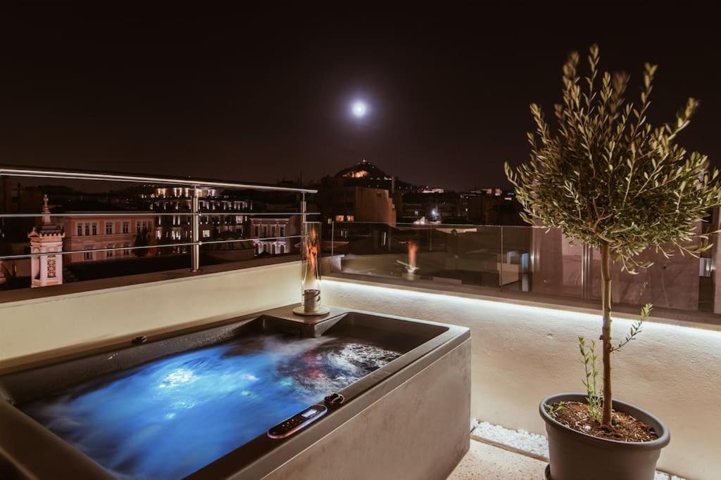 Heated Plunge Pool & Firepit Acropolis Penthouse Appartement Athene Buitenkant foto