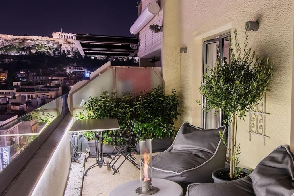 Heated Plunge Pool & Firepit Acropolis Penthouse Appartement Athene Buitenkant foto